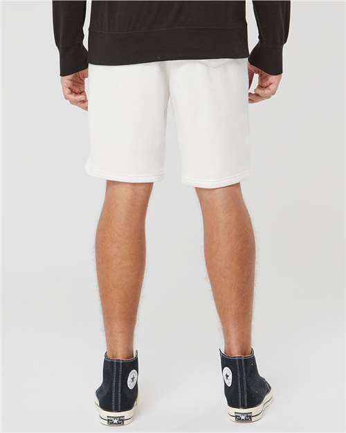 Independent Trading Co. PRM50STPD Unisex Pigment-Dyed Fleece Shorts - Prepared For Dye - model back