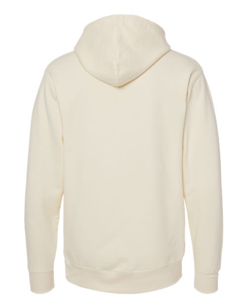 Independent Trading Co. SS4500 Midweight Hooded Sweatshirt - Bone - back
