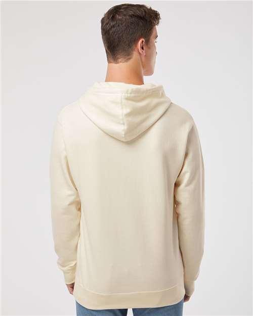 Independent Trading Co. SS4500 Midweight Hooded Sweatshirt - Bone - model back