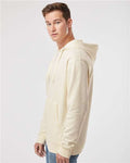Independent Trading Co. SS4500 Midweight Hooded Sweatshirt - Bone - model side