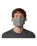 Hanes MKPKCR 2-Ply Cotton Pocket Face Mask - Concrete Grey - front
