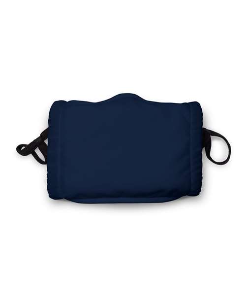 Hanes MKPKCR 2-Ply Cotton Pocket Face Mask - Navy - side