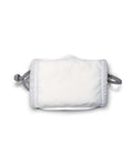 Hanes MKPKCR 2-Ply Cotton Pocket Face Mask - White - side