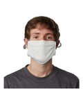 Hanes MKPKCR 2-Ply Cotton Pocket Face Mask - White - front