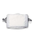 Hanes MKPKPR 2-Ply Polyester Pocket Face Mask - White - side