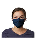 Hanes BMSKAR X-Temp 2-Ply Adjustable Face Mask - Navy - front