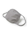 Hanes BMSKKR Youth X-Temp 2-Ply Face Mask - Concrete Grey - side