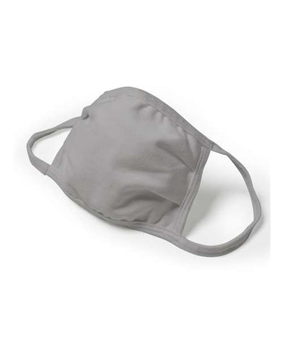 Hanes BMSKKR Youth X-Temp 2-Ply Face Mask - Concrete Grey - side