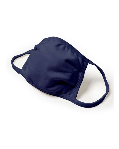 Hanes BMSKKR Youth X-Temp 2-Ply Face Mask - Navy - side