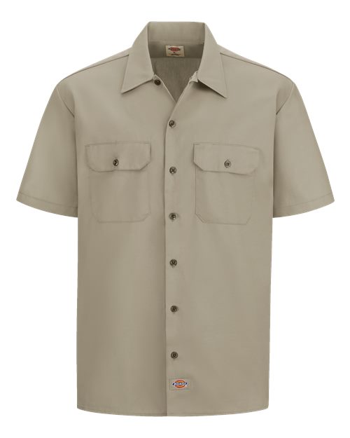 Dickies 2574 Men's Short Sleeve Work Shirt - Desert Sand - front