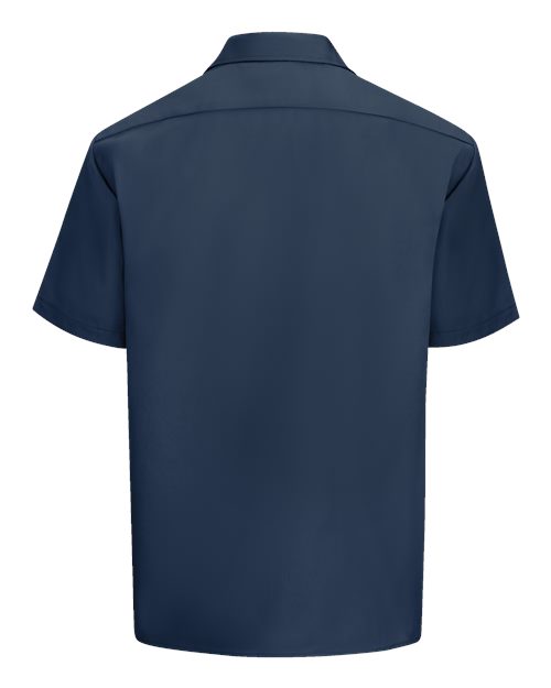 Dickies 2574 Men's Short Sleeve Work Shirt - Navy - back