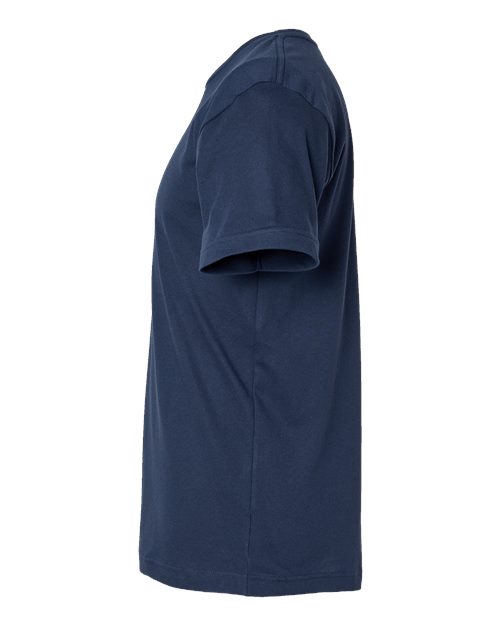 LAT 6901 Unisex Fine Jersey Tee - Denim - side