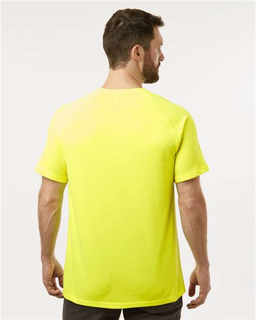 Dickies S600 Men's Performance Cooling T-Shirt - Bright Yellow - model back