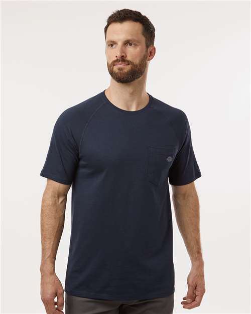 Dickies S600 Men's Performance Cooling T-Shirt - Dark Navy - model front