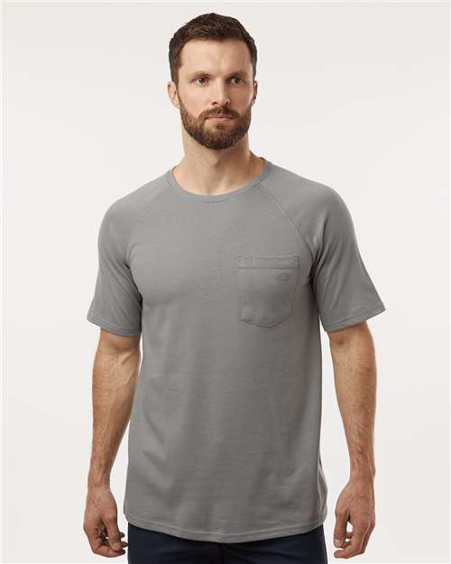 Dickies S600 Men's Performance Cooling T-Shirt - Smoke - model front