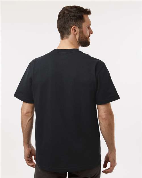 Dickies WS50-D Men's Traditional Heavyweight T-Shirt - Black - model back
