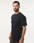 Dickies WS50-D Men's Traditional Heavyweight T-Shirt - Black - model side