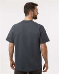 Dickies WS50-D Men's Traditional Heavyweight T-Shirt - Charcoal - model back