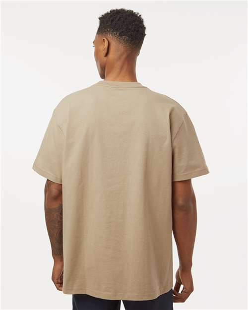 Dickies WS50-D Men's Traditional Heavyweight T-Shirt - Desert Sand - model back