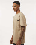 Dickies WS50-D Men's Traditional Heavyweight T-Shirt - Desert Sand - model side
