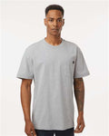 Dickies WS50-D Men's Traditional Heavyweight T-Shirt - Heather Grey - model front