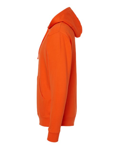 Independent Trading Co. SS4500 Midweight Hooded Sweatshirt - Orange - side