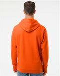 Independent Trading Co. SS4500 Midweight Hooded Sweatshirt - Orange - model back