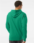 Independent Trading Co. SS4500 Midweight Hooded Sweatshirt - Kelly Green - model back