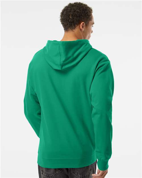 Independent Trading Co. SS4500 Midweight Hooded Sweatshirt - Kelly Green - model back