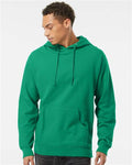 Independent Trading Co. SS4500 Midweight Hooded Sweatshirt - Kelly Green - model front