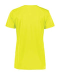 Augusta Sportswear 1790 Women's Nexgen Performance V-Neck T-Shirt - Safety Yellow - back