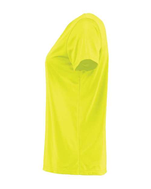 Augusta Sportswear 1790 Women's Nexgen Performance V-Neck T-Shirt - Safety Yellow - side