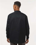 Dickies 5574 Men's Long Sleeve Work Shirt - Black - model back