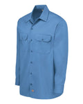 Dickies 5574 Men's Long Sleeve Work Shirt - Gulf Blue - side
