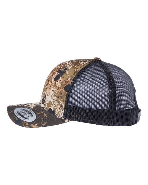 Yupoong 6606 Retro Trucker Cap - Veil Wideland - side