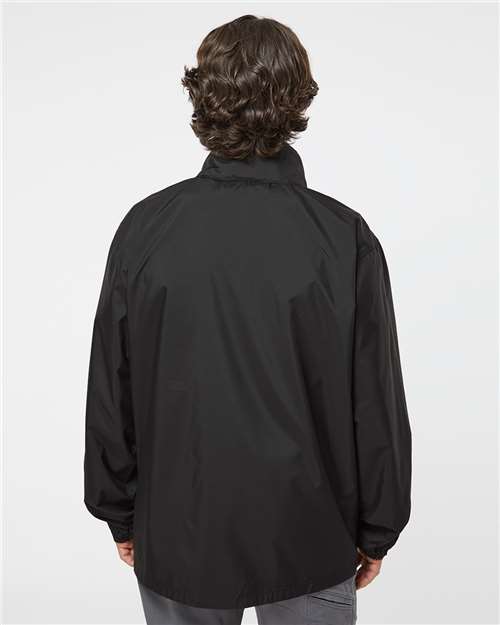 DRI DUCK 5330 Men's River Packable Jacket - Black - model back