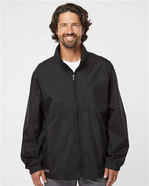 DRI DUCK 5330 Men's River Packable Jacket - Black - model front