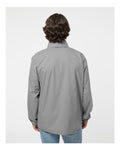DRI DUCK 5330 Men's River Packable Jacket - Grey - model back