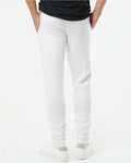 Jerzees 975MPR Unisex Nublend Joggers - White - model back