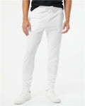 Jerzees 975MPR Unisex Nublend Joggers - White - model front