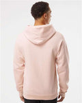 Jerzees 996MR Unisex NuBlend Hooded Sweatshirt - Blush Pink - model back
