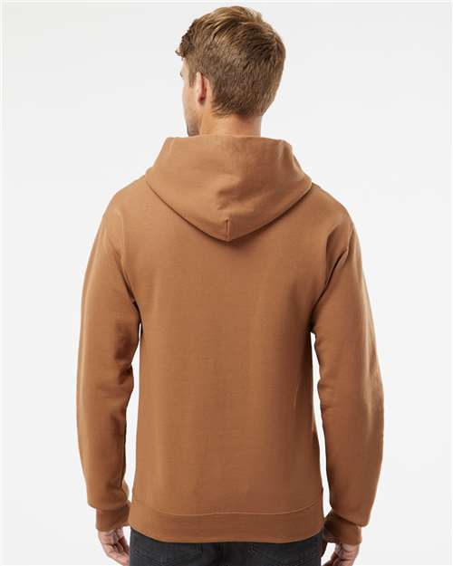 Jerzees 996MR Unisex NuBlend Hooded Sweatshirt - Golden Pecan - model back