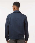 Dickies JT78 Men's Unlined Industrial Eisenhower Jacket - Dark Navy - model back