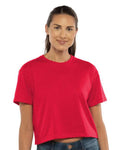 Next Level 1580 Women's Ideal Crop Top - Red - model front