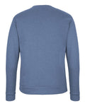 Next Level 9002 Unisex Malibu Crewneck Sweatshirt - Heather Bay Blue - back