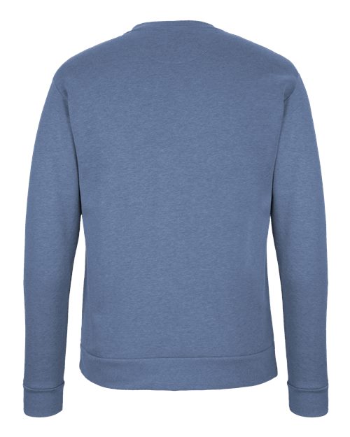 Next Level 9002 Unisex Malibu Crewneck Sweatshirt - Heather Bay Blue - back