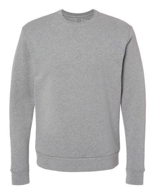 Next Level 9002 Unisex Malibu Crewneck Sweatshirt - Heather Grey - front