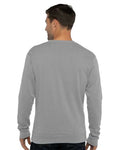 Next Level 9002 Unisex Malibu Crewneck Sweatshirt - Heather Grey - model back