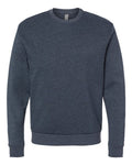 Next Level 9002 Unisex Malibu Crewneck Sweatshirt - Heather Midnight Navy - front