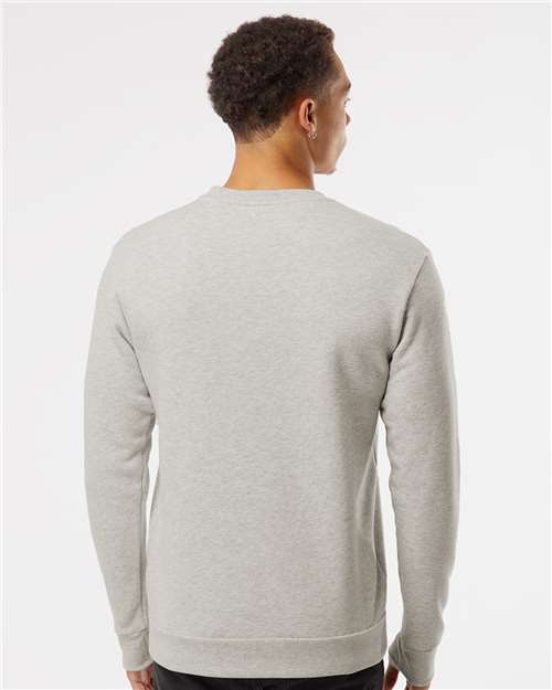 Next Level 9002 Unisex Malibu Crewneck Sweatshirt - Oatmeal - model back